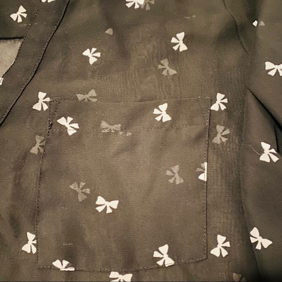 MAURICES 3/4 SLEEVE BOW BLOUSE XL - Picture 6 of 7